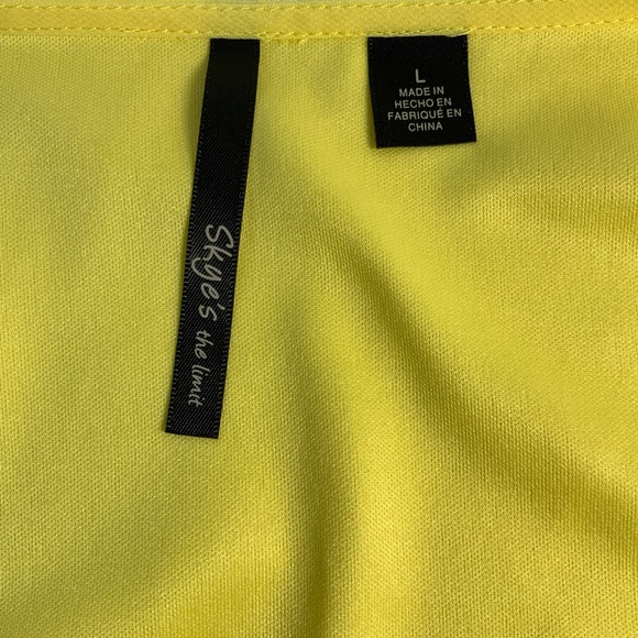 Skye’s the limit double layered sleeveless fringed tank size Large - Picture 4 of 6